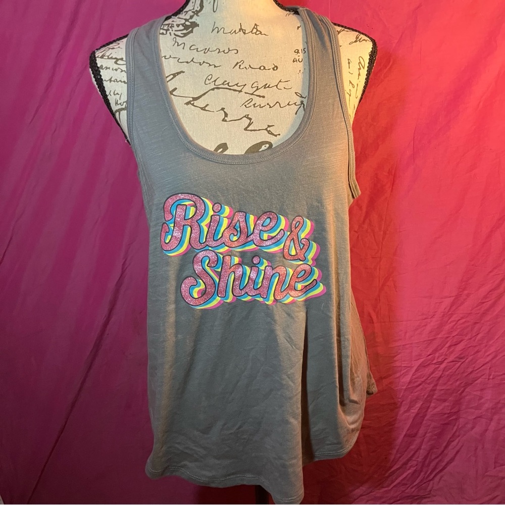 Rise & Shine Women's Tank Top - Gray